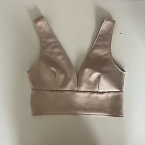 Zara cropped bra top